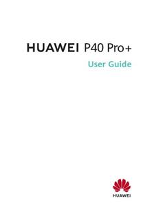 Huawei P40 Pro Plus manual. Smartphone Instructions.